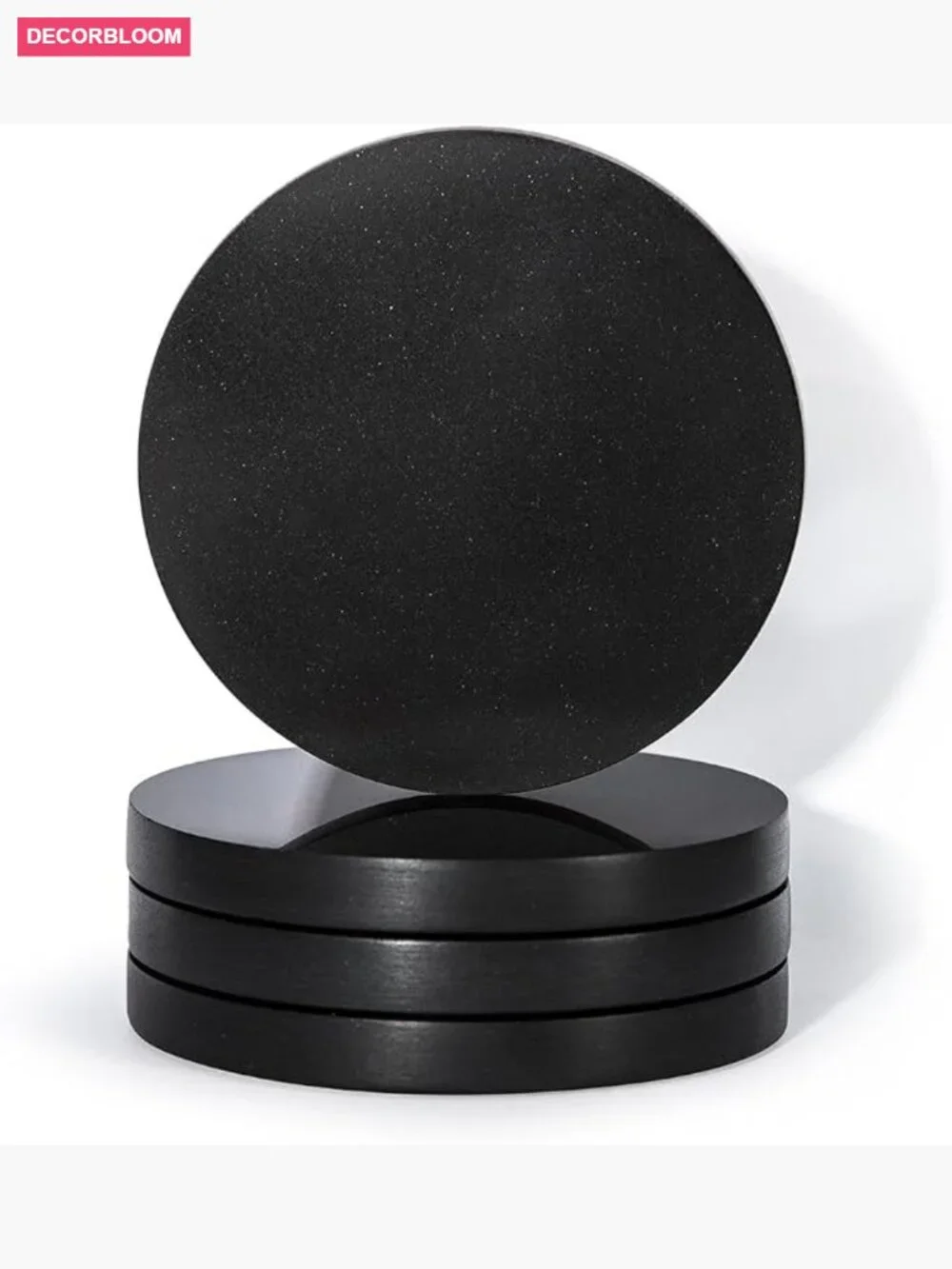 Set of 4 Stone Coasters for Drinks, Bar & Home Decor
